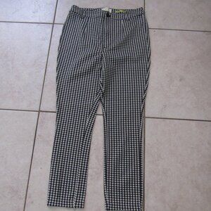 Maeve By Anthropologie Black and White Gingham Checkered Pants - Size 8